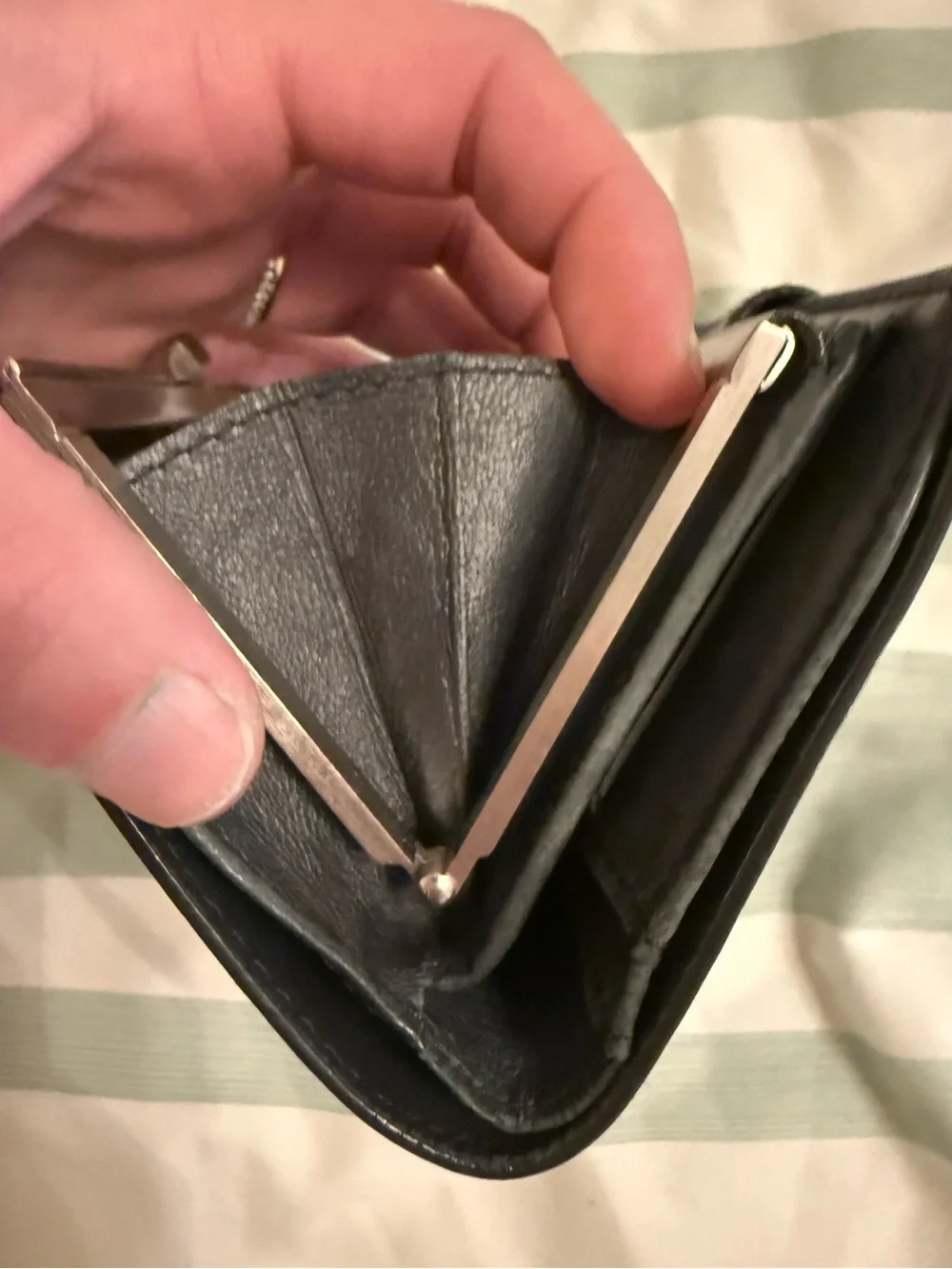 Louis Vuitton Grey Vernis Wallet-Unisex